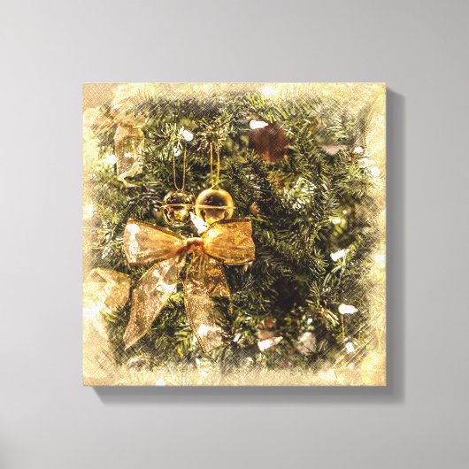 Weihnachts-Erinnerungen Leinwanddruck (Vorderseite)