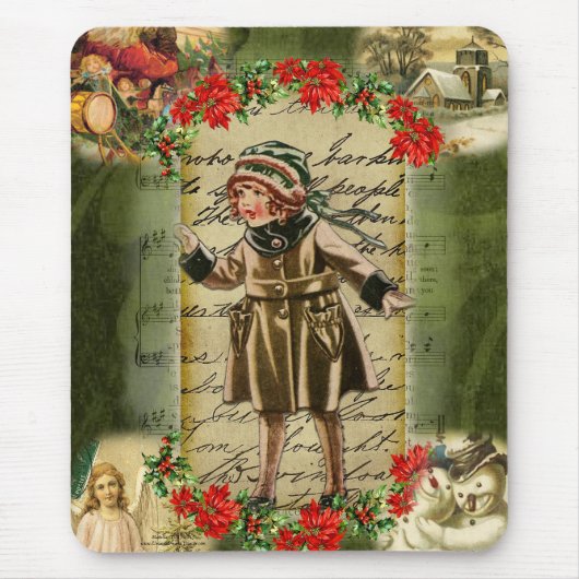 Weihnachts-Erinnerungen Mousepad (Vorne)