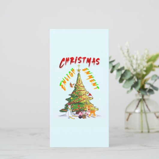 Weihnachts-Erleuchtung (Stehend Vorderseite)