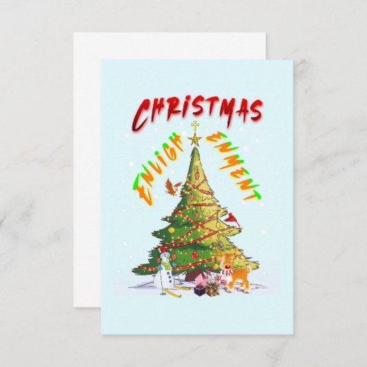 Weihnachts-Erleuchtung (Vorne/Hinten)