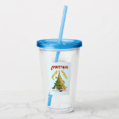 Weihnachts-Erleuchtung Acryltrinkbecher (Rückseite)