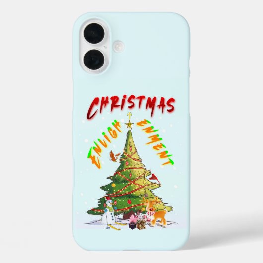 Weihnachts-Erleuchtung Case-Mate iPhone Hülle (Rückseite)