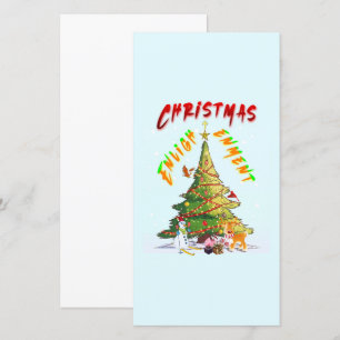 Weihnachts-Erleuchtung Dankeskarte