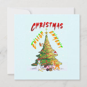 Weihnachts-Erleuchtung Dankeskarte