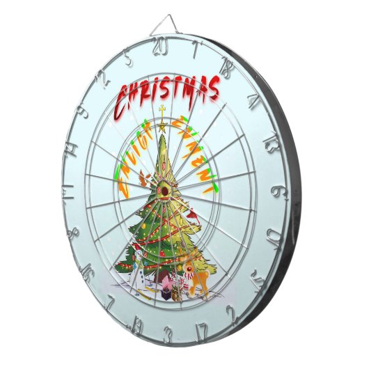 Weihnachts-Erleuchtung Dartscheibe (Vorderseite rechts)