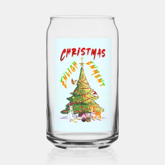 Weihnachts-Erleuchtung Dosenglas (Rückseite)