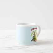 Weihnachts-Erleuchtung Espressotasse (Vorderseite Rechts)