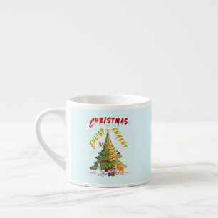 Weihnachts-Erleuchtung Espressotasse