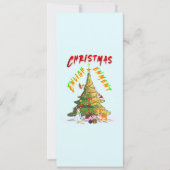 Weihnachts-Erleuchtung Feiertagskarte (Vorderseite)