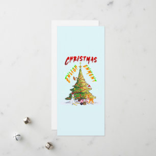 Weihnachts-Erleuchtung Feiertagskarte