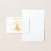 Weihnachts-Erleuchtung Folienkarte (Anzeige)