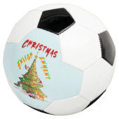 Weihnachts-Erleuchtung Fußball (Dreiviertel)