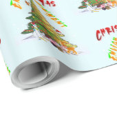 Weihnachts-Erleuchtung Geschenkpapier (Rolleneckpunkt)
