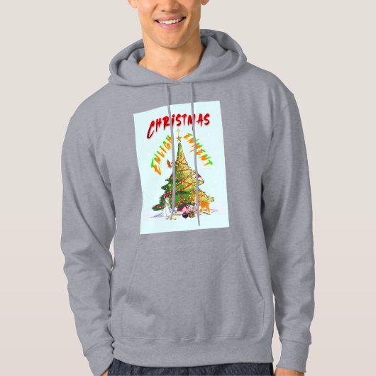 Weihnachts-Erleuchtung Hoodie (Vorderseite)