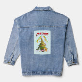 Weihnachts-Erleuchtung Jeansjacke (Rückseite)