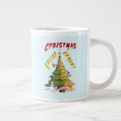 Weihnachts-Erleuchtung Jumbo-Tasse (Rechts)