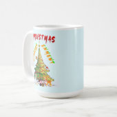 Weihnachts-Erleuchtung Kaffeetasse (Vorderseite Links)