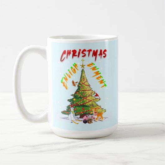 Weihnachts-Erleuchtung Kaffeetasse (Links)