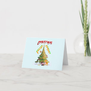 Weihnachts-Erleuchtung Karte