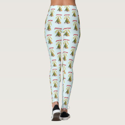Weihnachts-Erleuchtung Leggings (Rückseite)
