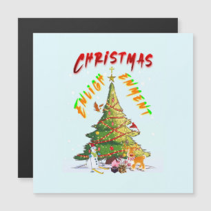 Weihnachts-Erleuchtung Magneteinladung