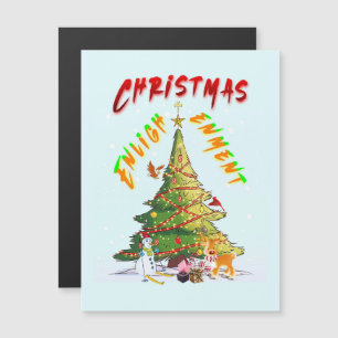 Weihnachts-Erleuchtung Magneteinladung