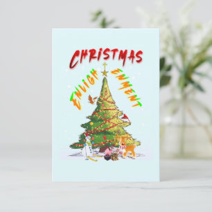 Weihnachts-Erleuchtung Mitteilungskarte