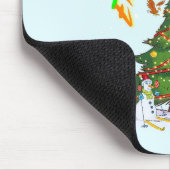 Weihnachts-Erleuchtung Mousepad (Ecke)