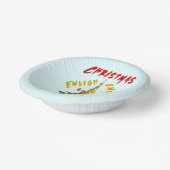 Weihnachts-Erleuchtung Pappteller (Gewinkelt)