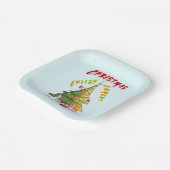 Weihnachts-Erleuchtung Pappteller (Gewinkelt)
