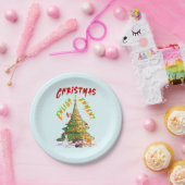 Weihnachts-Erleuchtung Pappteller (Party)