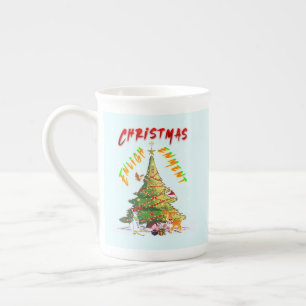Weihnachts-Erleuchtung Porzellantasse