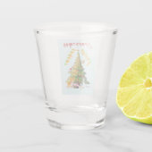 Weihnachts-Erleuchtung Schnapsglas (Rückseite)