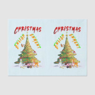Weihnachts-Erleuchtung Seidenpapier