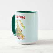 Weihnachts-Erleuchtung Tasse (Vorderseite Links)