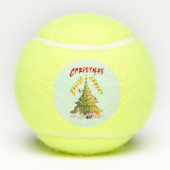 Weihnachts-Erleuchtung Tennisbälle (Rückseite)