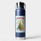 Weihnachts-Erleuchtung Trinkflasche (Hinten)