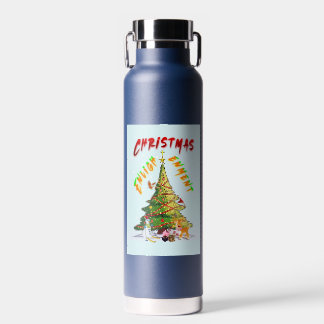 Weihnachts-Erleuchtung Trinkflasche
