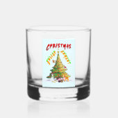 Weihnachts-Erleuchtung Whiskyglas (Vorderseite)