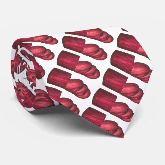 Weihnachts-Erntedank Cranberry Sauce Food Krawatte (Gerollt)