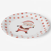 Weihnachts-Erstgeburtstag-Papiertafel Pappteller (Schrägansicht)