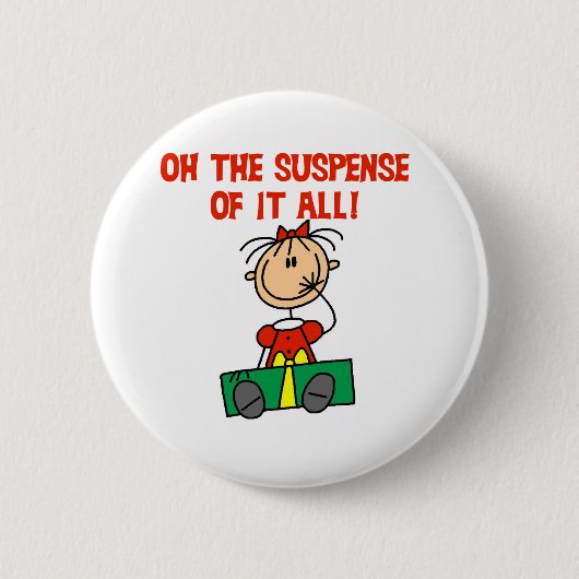 Weihnachts-Erwartung Button (Vorderseite)