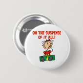 Weihnachts-Erwartung Button (Vorne & Hinten)