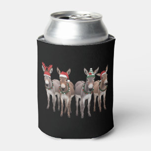 Weihnachts-Esel-Liebhaber-Geschenk Bauernhof Xmas  Dosenkühler