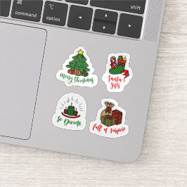 Weihnachts-Etiketten-Sticker-Set Aufkleber
