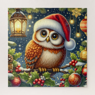 Weihnachts-Eulen-Puzzle Puzzle