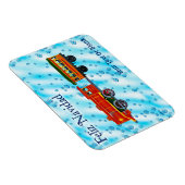 Weihnachts-Express - Feliz Navidad Magnet (Rechte Seite)