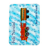 Weihnachts-Express - Feliz Navidad Magnet (Vertikal)