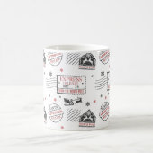 Weihnachts-Express-Lieferung Kaffeetasse (Mittel)