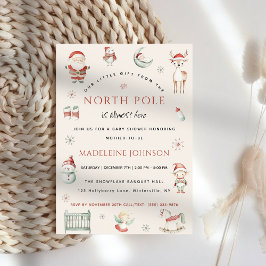 Weihnachts-Express-Lieferung Kinderdusche von Nort Einladung